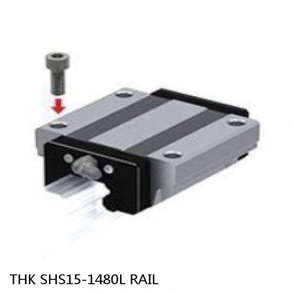SHS15-1480L RAIL THK Linear Bearing,Linear Motion Guides,Global Standard Caged Ball LM Guide (SHS),Standard Rail (SHS)